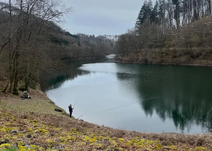Schoenes Mit Balkon Aggertalsperre Appartement *